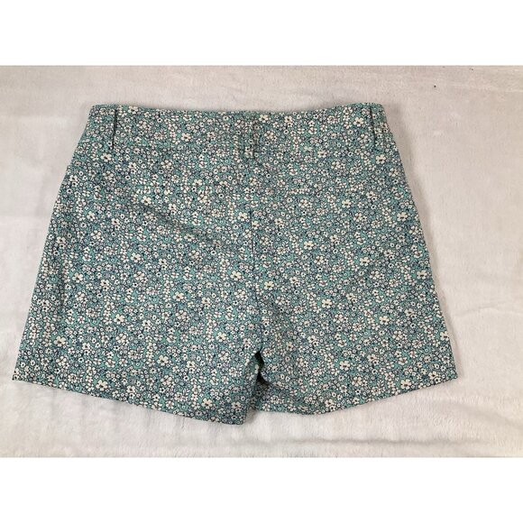 The Limited Ladies Size 4 Floral Green Tailored Chino‎ Walking Shorts - Picture 7 of 7
